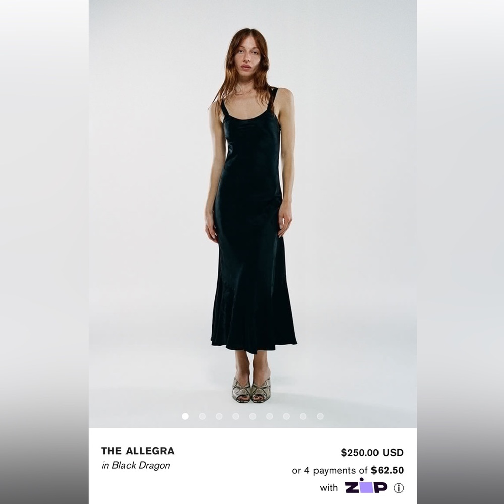 NEW WITH TAGS Realisation Par - Allegra dress in black dragon